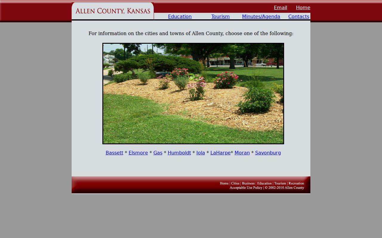 Allen County court docket roster of eight incorporated cities